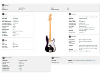 Fender Player II Mod P Bass MN DSK Fender Player II Mod P Bass MN DSK